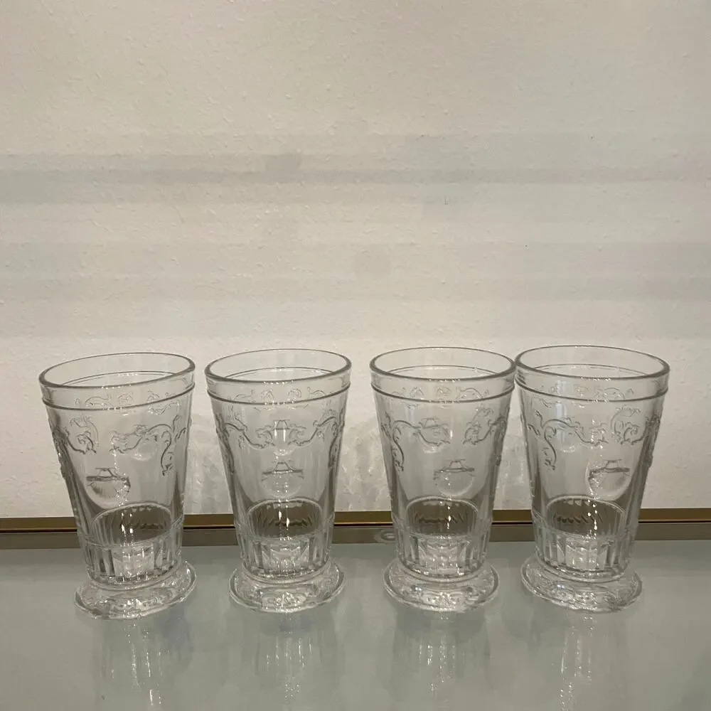 La Rochere Versailles Highball Drinking Glass Set of 4 Made In France NEW